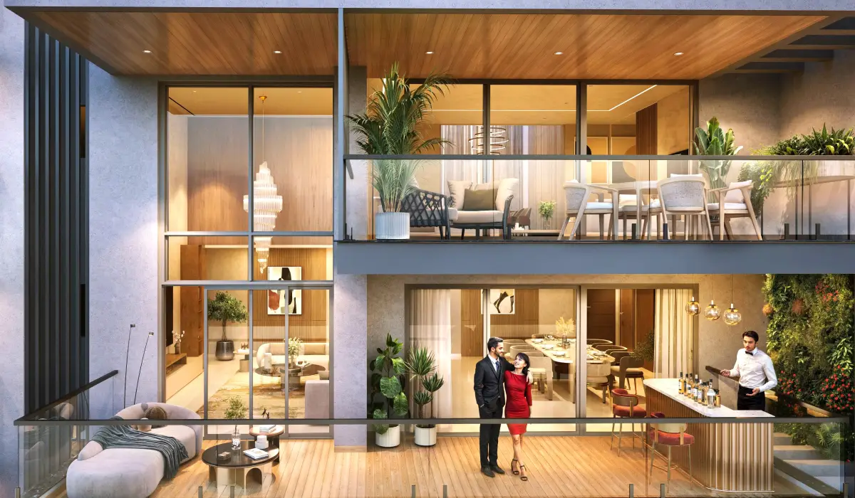 Duomont by SNN Estates double height balcony